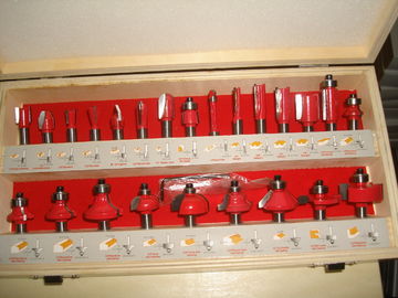 TC-024A Hand Router Machine Parts 24PCS TCT Router Bit Set For Woodworking