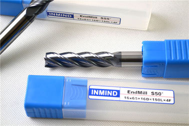 Mirco Solid Carbide Square End Mill HRC50 Long Flute with TiAlN Coated for CNC Milling