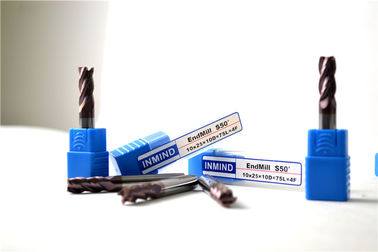 HRC50 High Precision Milling Four Flute Square Standard End Mill Tungsten Cutting Tool