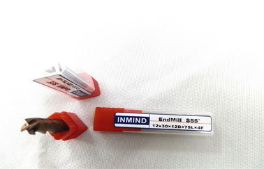 Long Reach Titanium End Mill Carbide Square Milling Cutting Tools For Tempered Steel