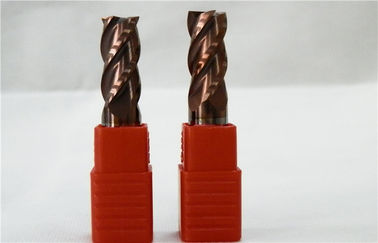 Long Reach Square End Mill With TIALN Coated , Long Shank Roughing to Finishing Milling