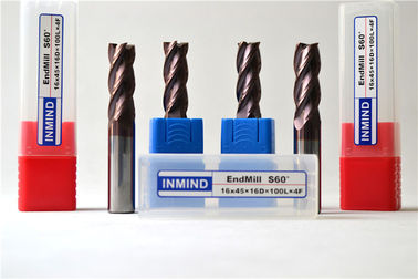 High Feed Custom Square End Mill CNC High Precision Carbide Cutting Tools HRC60