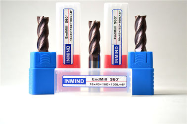 High Feed Custom Square End Mill CNC High Precision Carbide Cutting Tools HRC60