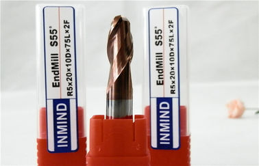 Micro Ball Nose Solid Carbide End Mill Standard Milling Ultra-Fine Grain Size Cutter HRC55