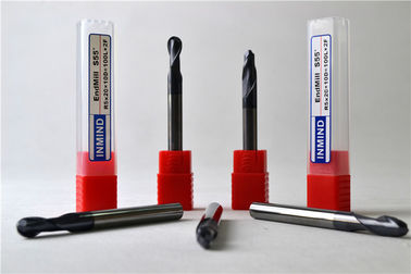High speed Ball Nose End Mill HRC55 CNC High Precision Cutting Tools Long Shank