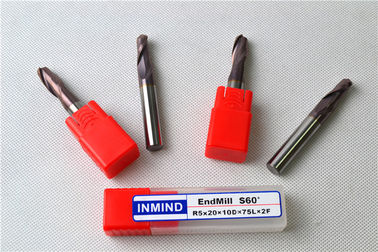 High Performance HRC60 CNC Tool Tungsten Carbide End Mills High Precision Cutter