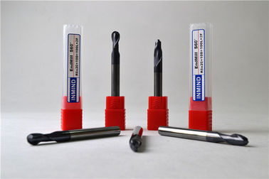 Custom Carbide Ball End Mill Cutter Round HRC60 Long Shank Cutting Tool