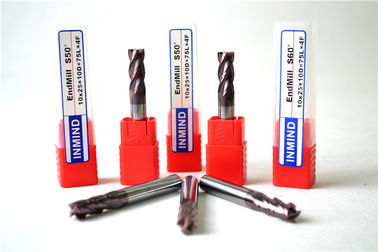 Custom Solid carbide Micro End Mills Long Shank Coated Cutting Tools