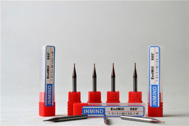 High speed Milling Micro End Mills Standard 2 Flute HR C60 Cutting Tools