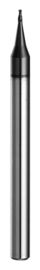 High Speed 2 Flute Ball Nose Micro End Mills HRC55 Cutter 0.5-0.6um