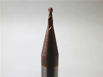 Custom Solid carbide Micro End Mills Tialn coated Ball Nose Endmill 0.3um
