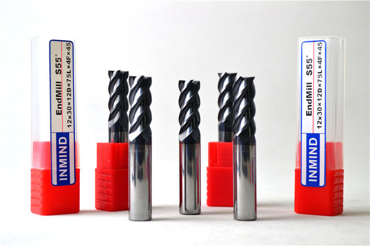 High Speed Steel Square End Mill Standard with 45°Helix Angle / Standard Length Type