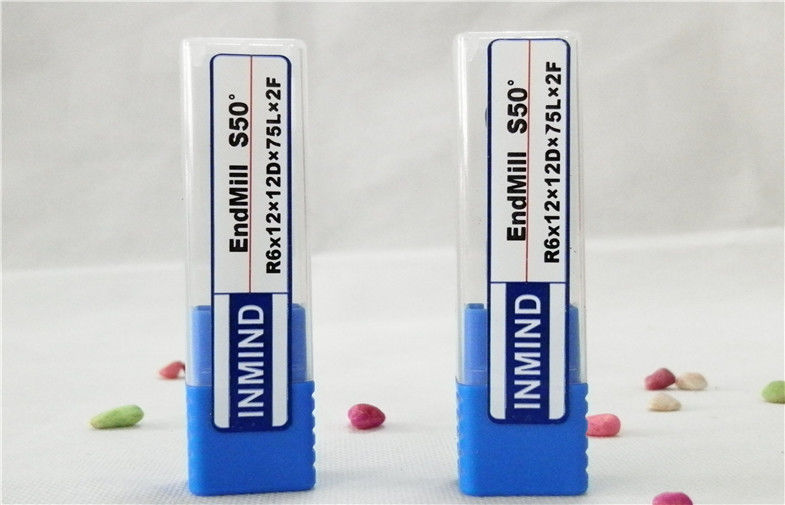 HRC50 Carbide Ball Nose End Mill Mirco Grain Cutting Tool Endmill Roughing to Finishing