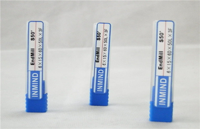 CNC Tapered Ball Nose End Mill TiAlN Coated Carbide Cutting Tools For Copper